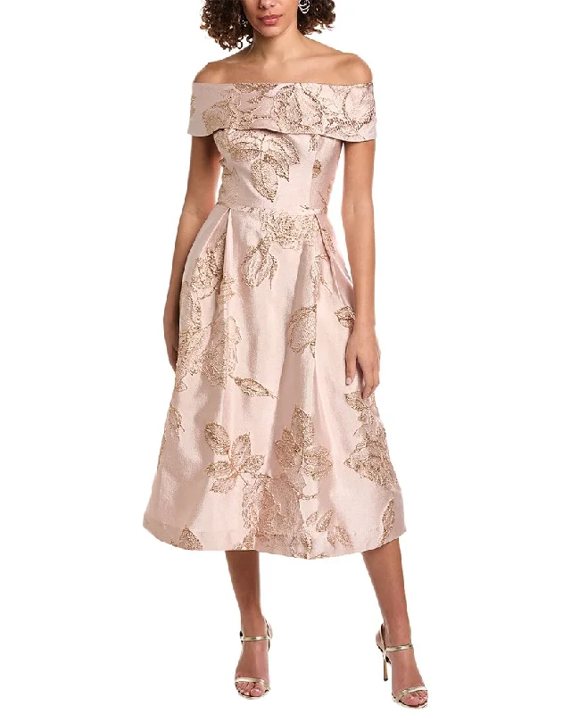 Exclusive Deals Online Teri Jon by Rickie Freeman Jacquard Cocktail Dress