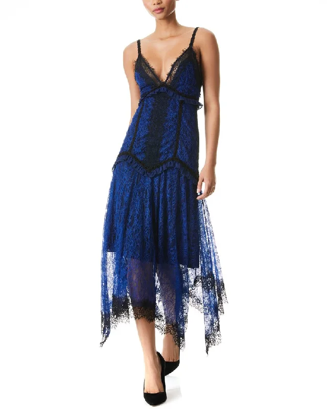 Comfortable Outfit For Women alice + olivia Opal Lace Handkerchief Dress