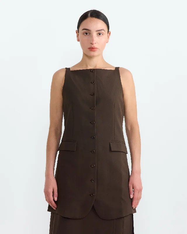 Comfort First Women's Fashion Innes Dress in Dark Khaki
