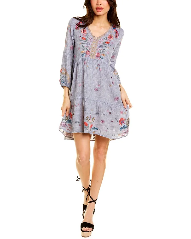 Dive Into Trendy Women's Fashion Johnny Was Lucy Easy Tiered Dress