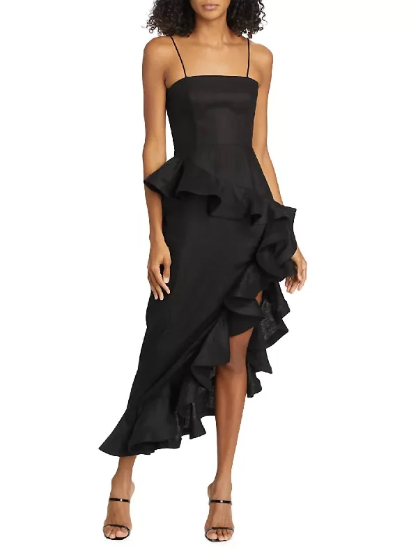 Polished Finish Harmony Tango Dress In Black