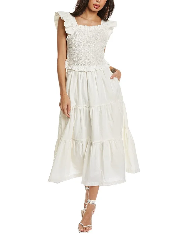 Relaxed Style SEA NY Simona Smocked Dress