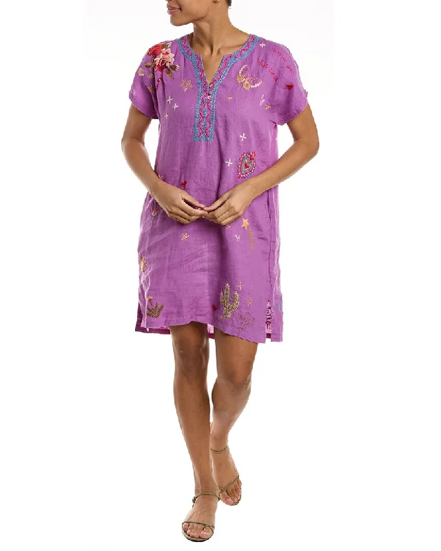Sale Clothes Online Johnny Was Monroe Linen Tunic Dress