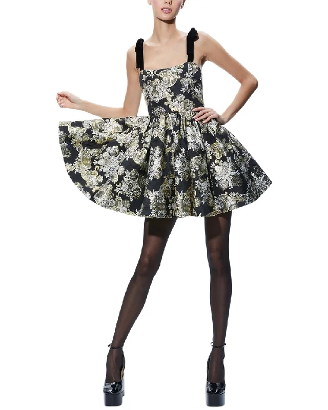 Stylish Everyday Clothing alice + olivia Fay Babydoll Tie Strap Dress