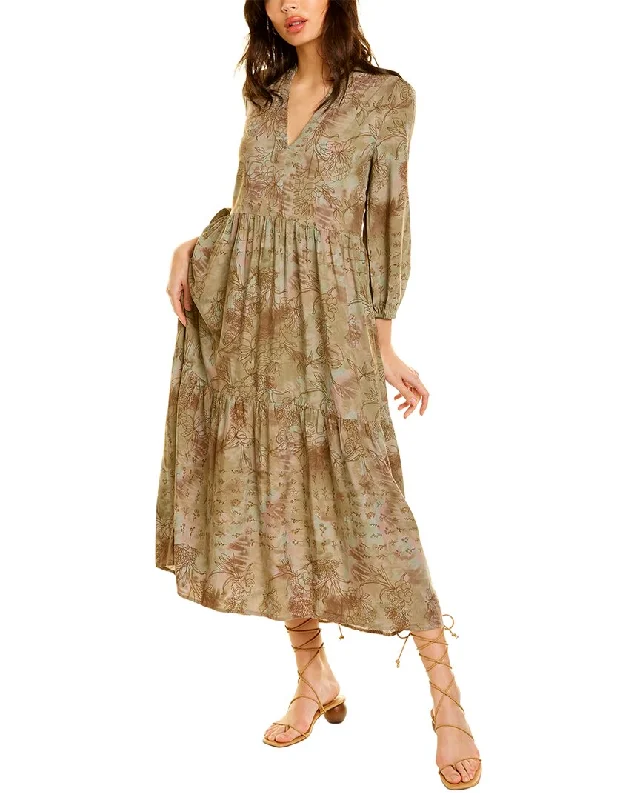 Everyday Women's Fashion Trends Johnny Was Tiered Dress