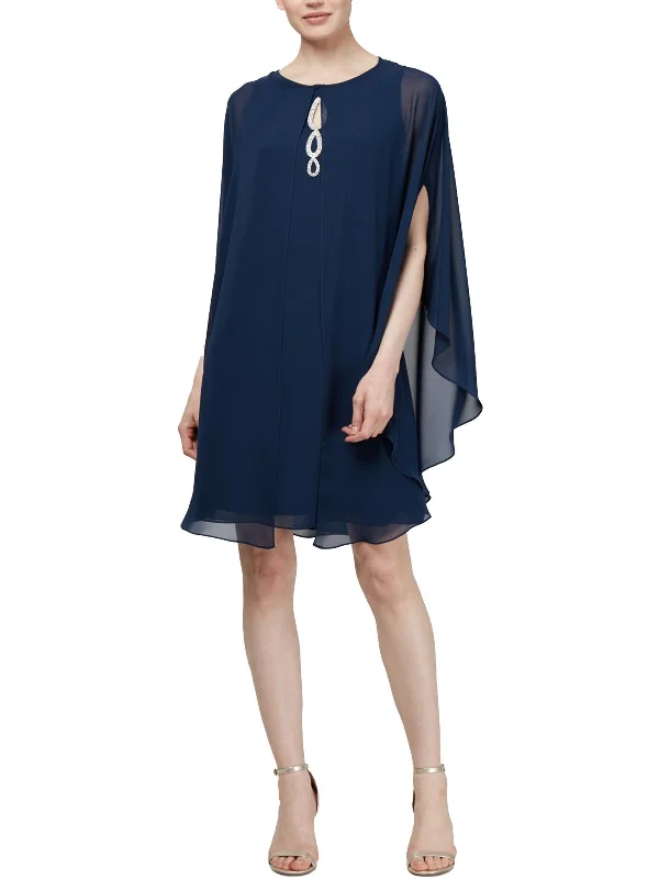 Fashion Forward Femme Womens 2PC Knee-Length Cocktail Dress