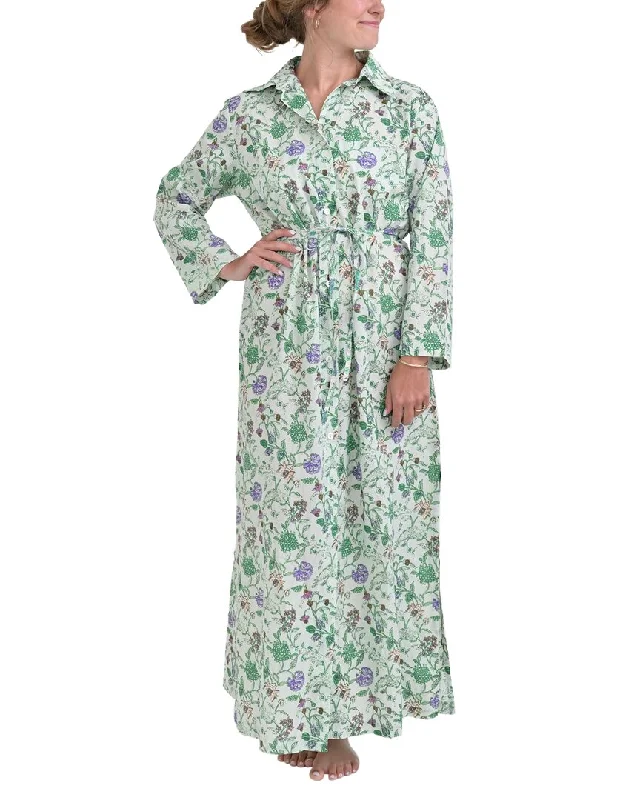 Versatile Women's Fashion Pomegranate Button Down Dress
