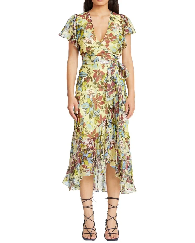 Easygoing Women's Style Tanya Taylor Blaire Linen & Silk-Blend Dress