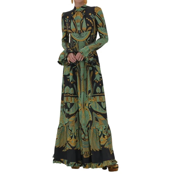 Comfort Meets Fashion Visconti Dress In The Nile Placee Black