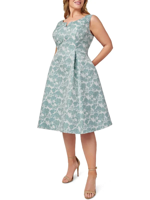 Must-Have Women's Fashion At The Lowest Prices Plus Womens Jacquard Knee-Length Fit & Flare Dress Must-Have Women's Fashion At The Lowest Prices Plus Womens Jacquard Knee-Length Fit & Flare Dress