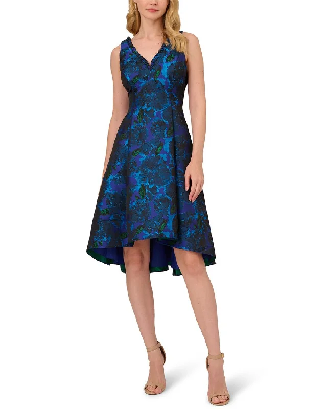 Don't Wait – Weekend Prices Won't Last Adrianna Papell Ruffle Jacquard Dress