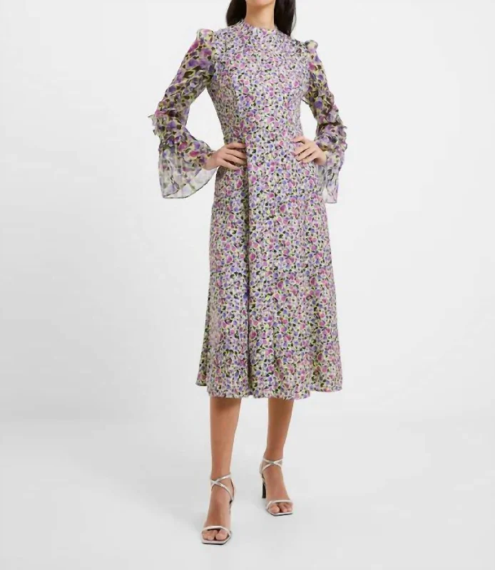 Summer Fashion Alezzia Ely Jacquard Dress In Sharp Green