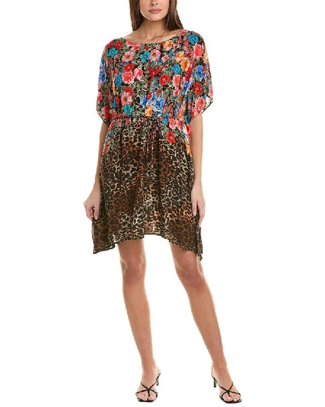 Women's Seasonal Fashion Trends Johnny Was Cheetah Cover-Up Dress