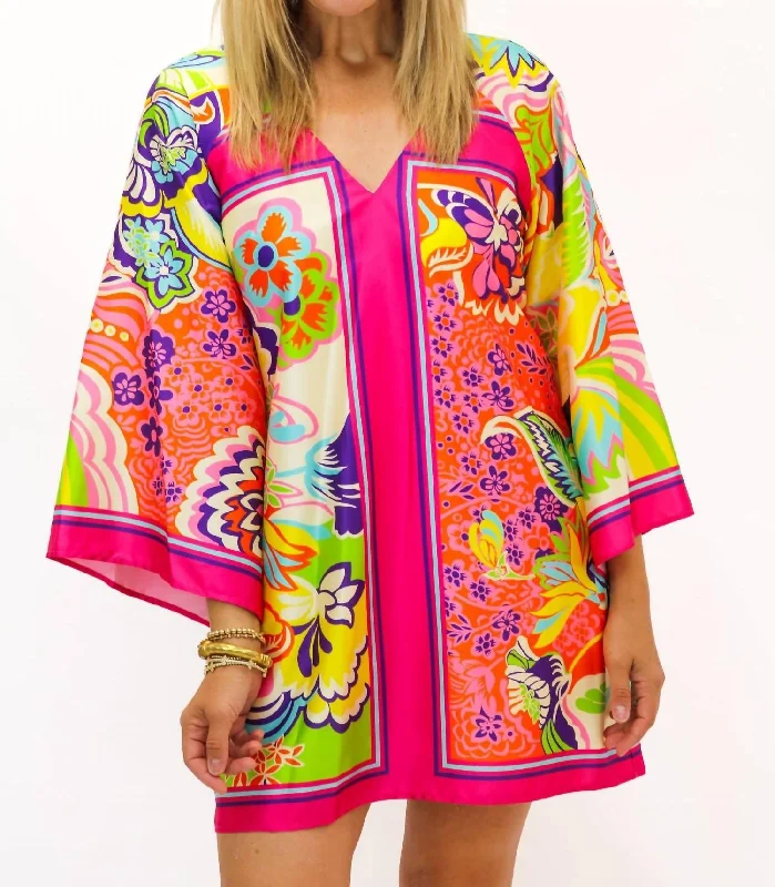 Women's Activewear for Exercise and Sports Eliza Dress In Pink Multi