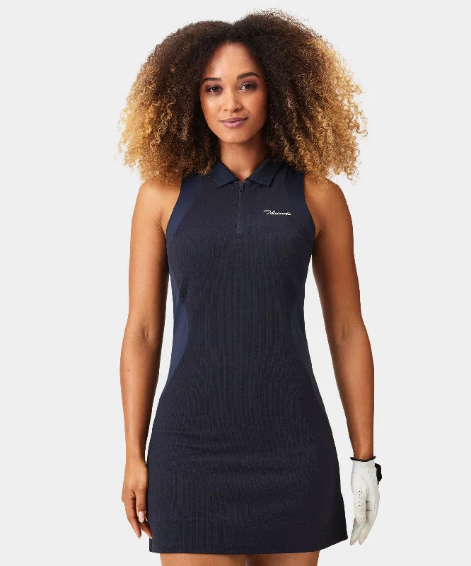 Plus Size Women's Fashion Cora Dark Blue TX Dress