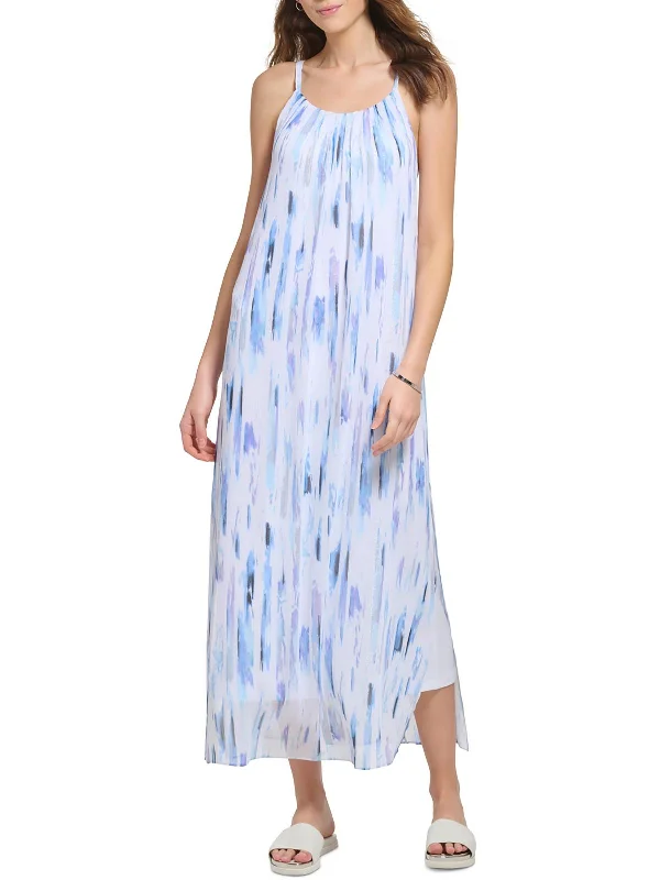 Your Perfect Deal Is Just A Click Away Womens Striped Gathered Neckline Sundress