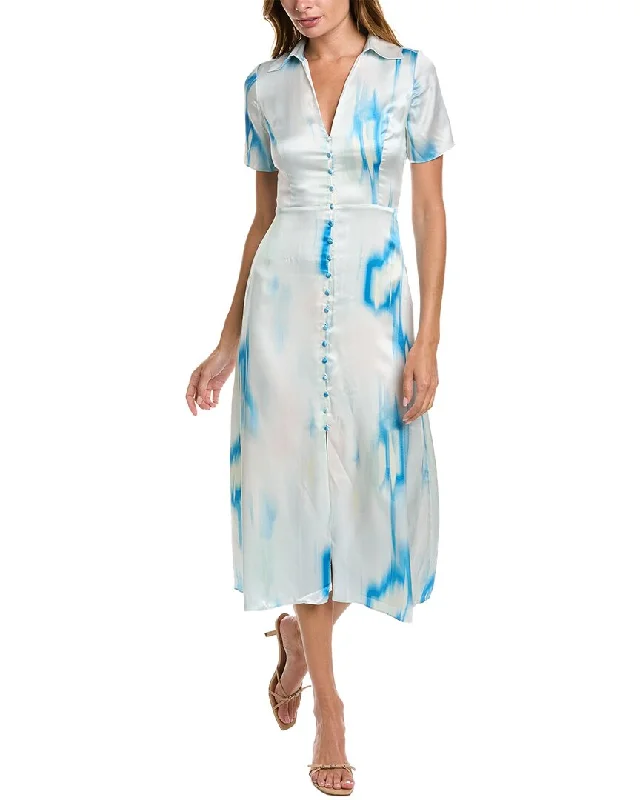 Ride The Style Wave Equipment Silk Dress
