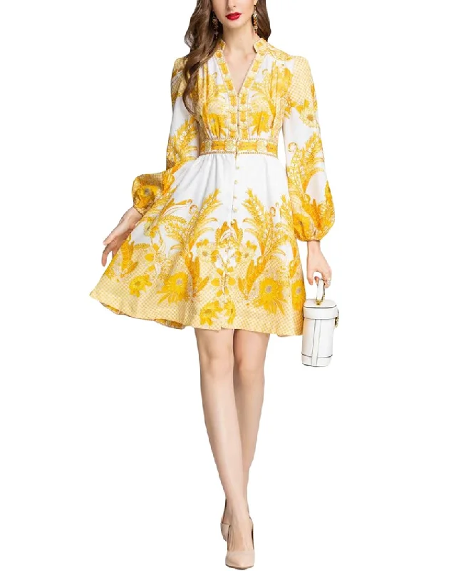 Women's Chic Outerwear Attire BURRYCO Dress