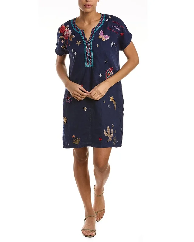 Women's Clothes For Special Occasions Johnny Was Monroe Linen Tunic Dress