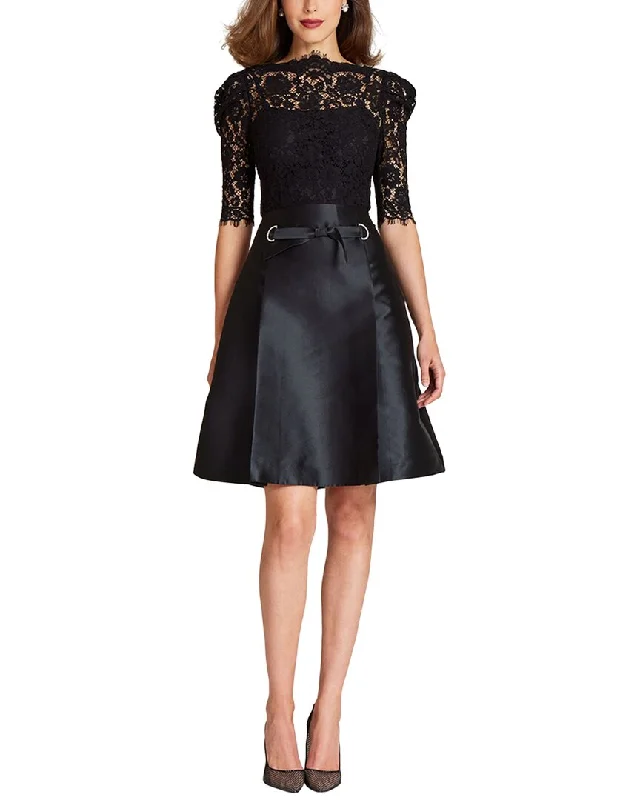 Trendy Women's Wear Teri Jon by Rickie Freeman Special Occasion Short Silk-Blend Dress Trendy Women's Wear Teri Jon by Rickie Freeman Special Occasion Short Silk-Blend Dress