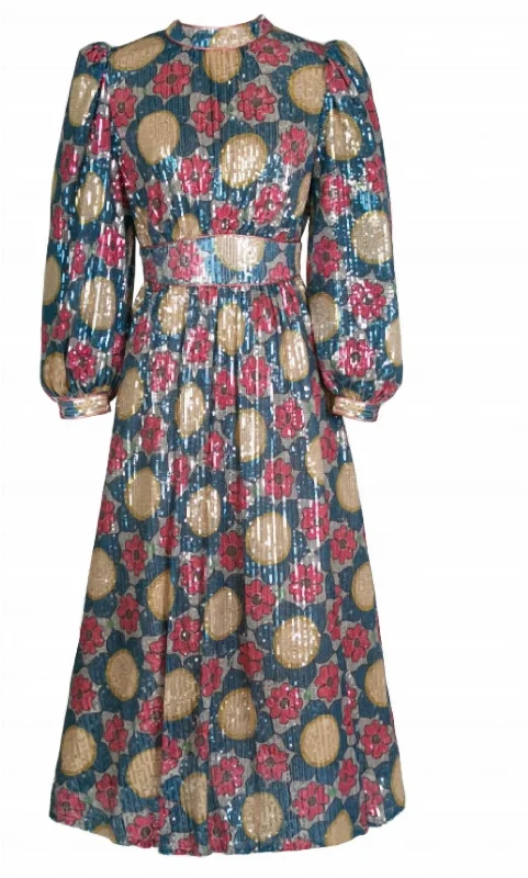 Mother's Day Special Pervenche Dress In Hues Of Happiness