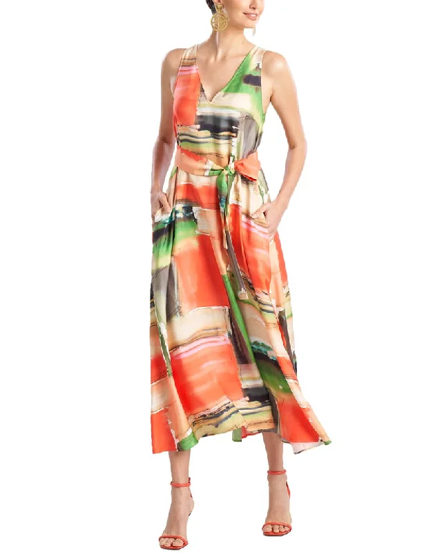 Chic Outfits Natori Hikaru Silk-Blend Dress