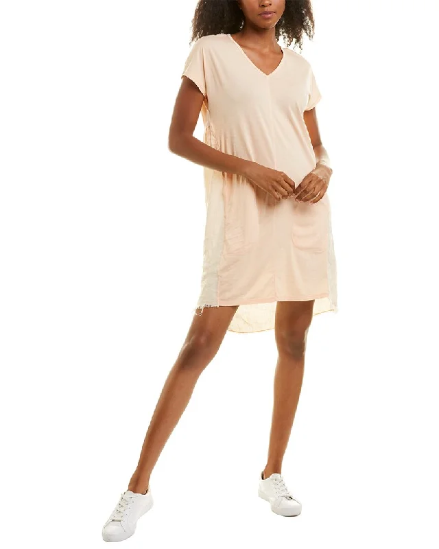 Trendy Women's Wear XCVI Glennon V-Neck Linen Panel Dress