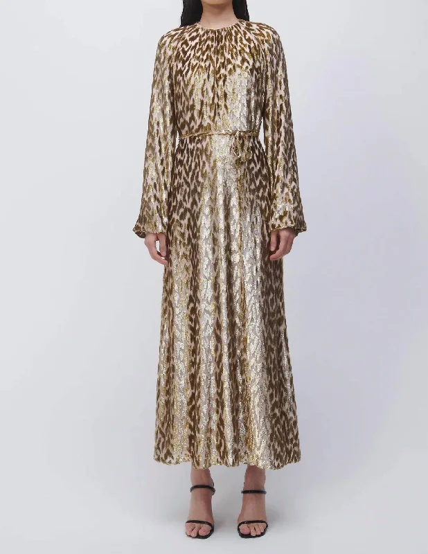 Discount Price Odina Dress In Gold