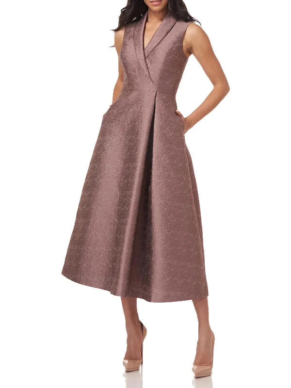 Flash Discount Whitney Womens Sleeveless Maxi Fit & Flare Dress