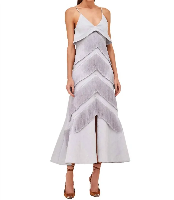 Affordable Women's Attire Nadinee Dress In Stone Blue