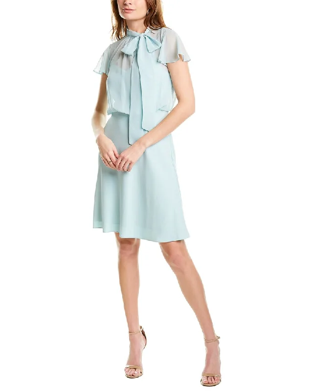 Last Chance To Grab These Amazing Deals Adrianna Papell Chiffon & Crepe Cocktail Dress