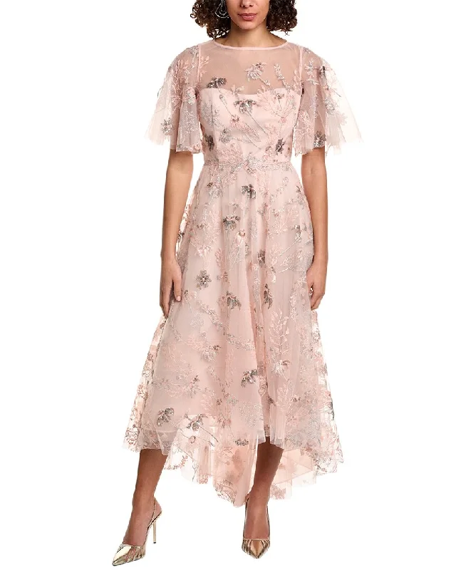 Trendy Women's Apparel for All Seasons Teri Jon by Rickie Freeman High-Low Tulle Dress