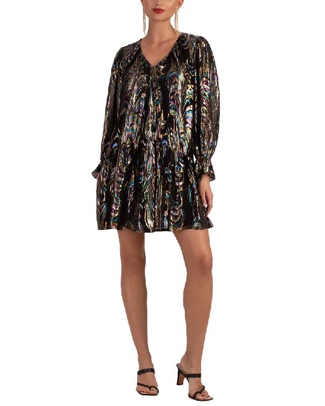 Chic Women's Clothing Online Trina Turk Celestial Silk-Blend Dress