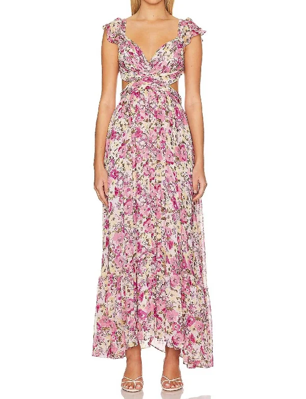 Clothes For Sale Primrose Dress In Pink Multi