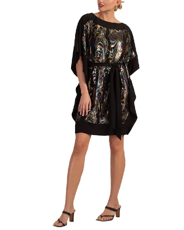 Trendy Casual Outfits Trina Turk Prize Silk-Blend Dress
