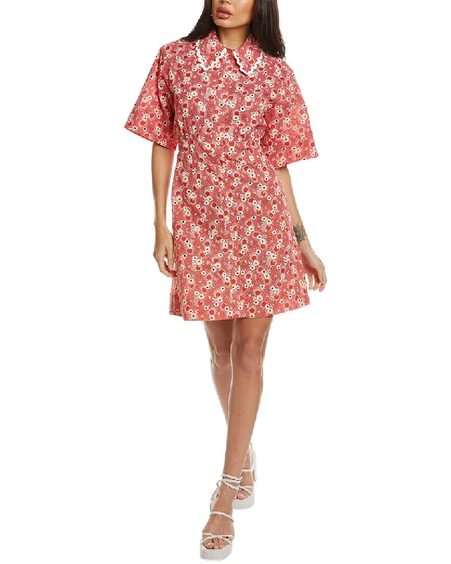 Stylish Clothes For Women SEA NY Josefine Button Down Dress