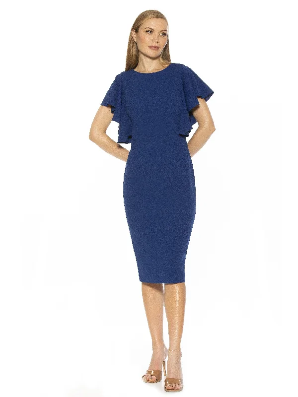 Women's Casual Clothing For Lounging Luna Flutter Sleeves Dress