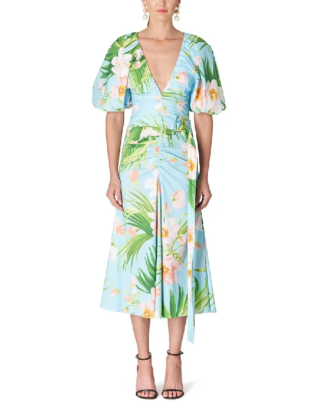 Women's Casual and Dressy Outfits Carolina Herrera Ruched Front Seam Dress