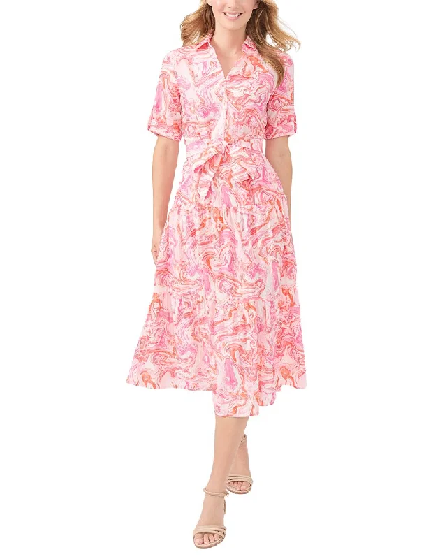 Business Casual Outfits J.McLaughlin Janelle Silk-Blend Dress