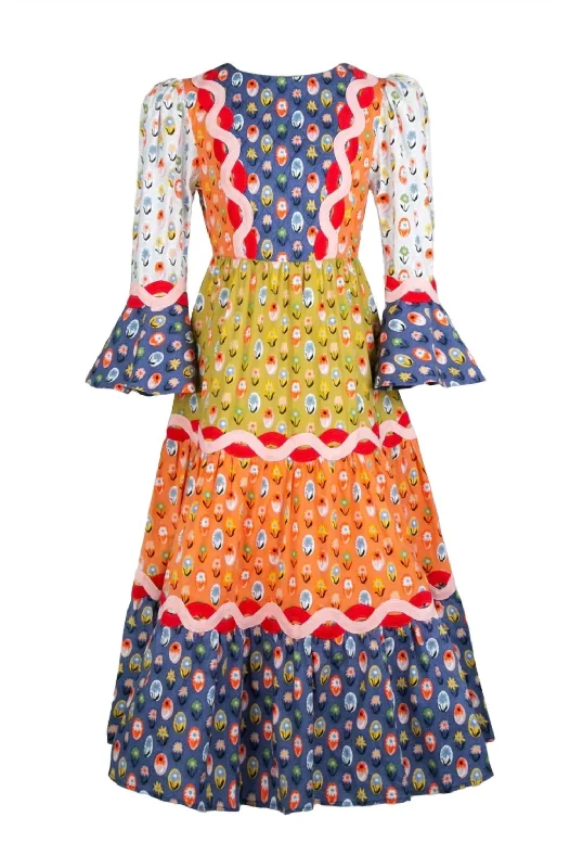 Evening Elegance Esmeralda Dress In Multi
