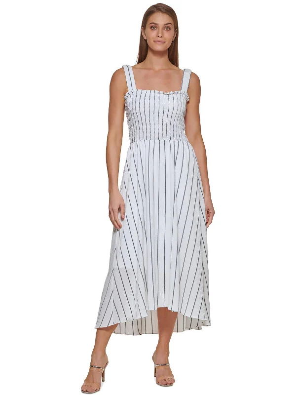 End-Of-Week Price Drops Womens Smocked Long Sundress