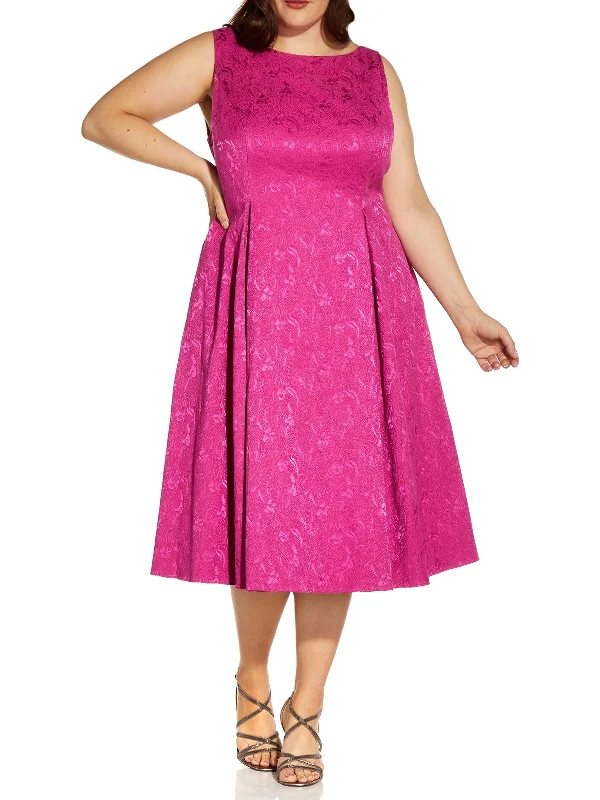 The Best Women's Fashion Sale Of The Season Plus Womens Jacquard Knee-Length Fit & Flare Dress