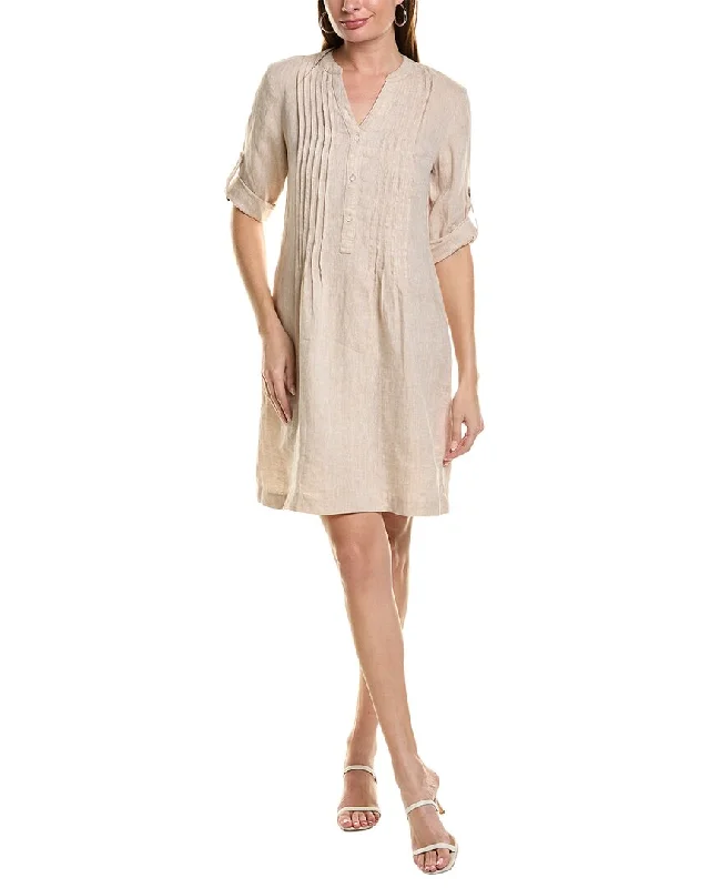 Seasonal Women's Fashion Trends J.McLaughlin Riviera Loose Fit Linen Dress