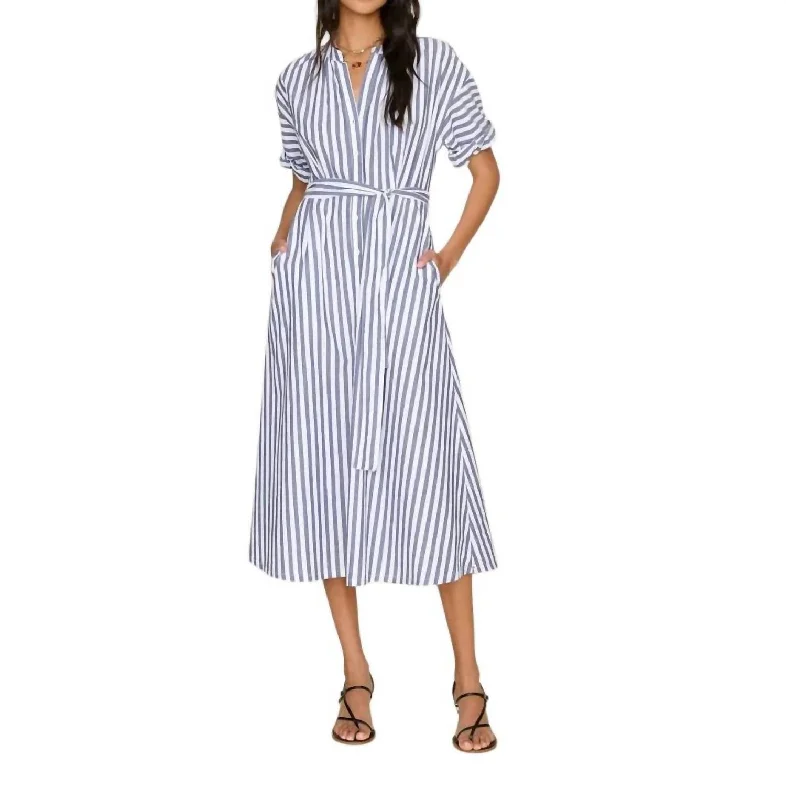 Flash Sales Liora Dress In Twilight Stripe