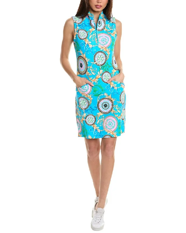 Dress In Style With Our Special Clothing Promotions IBKUL Sleeveless Mock Dress