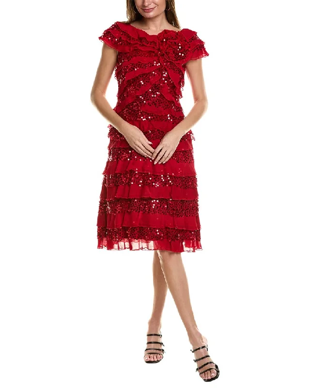 Women's Clothing For Outdoor Events Tadashi Shoji Off-The-Shoulder Cocktail Dress