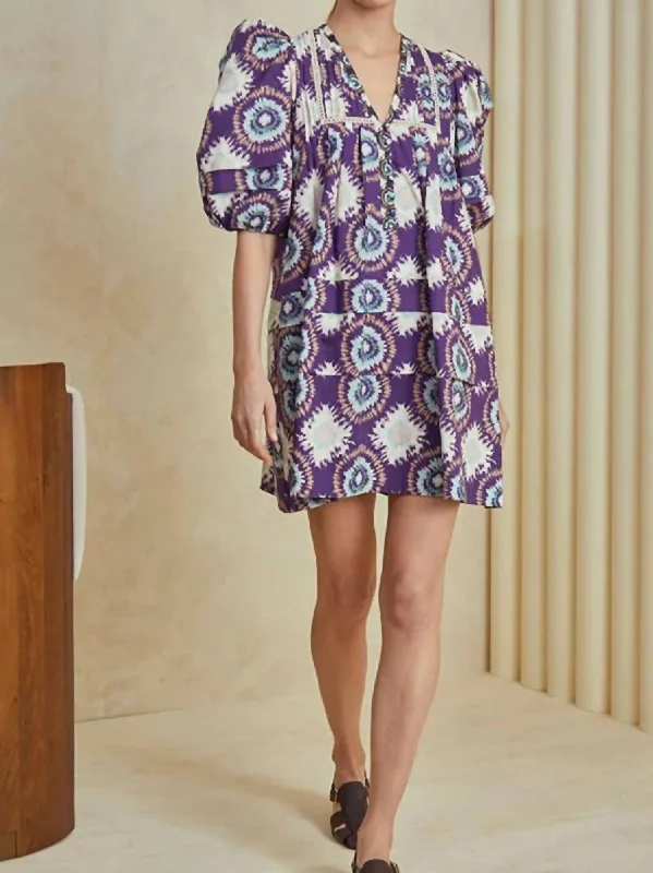 Budget Friendly Jenkins Dress In London Rain Purple