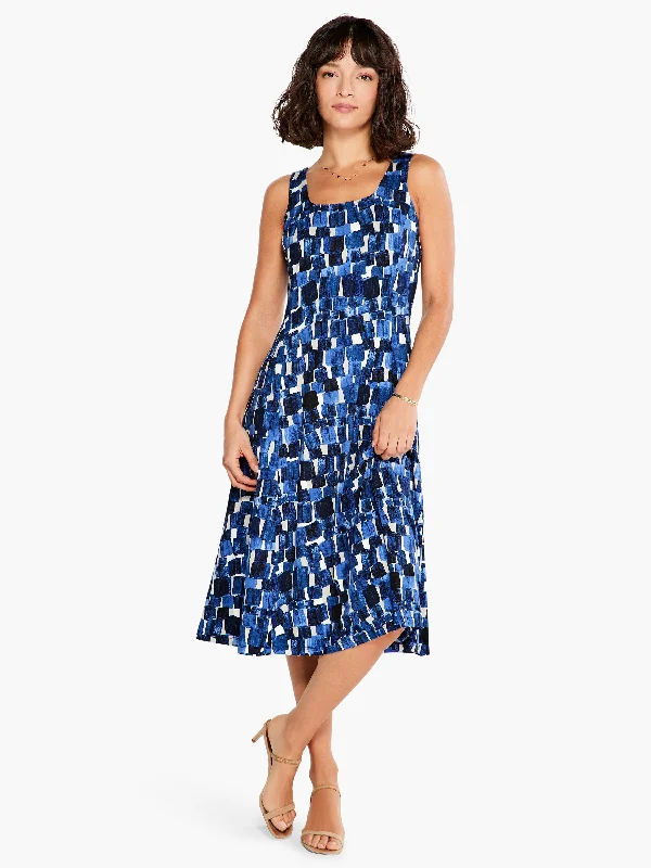 Athleisure Wear Artist Blocks Dress
