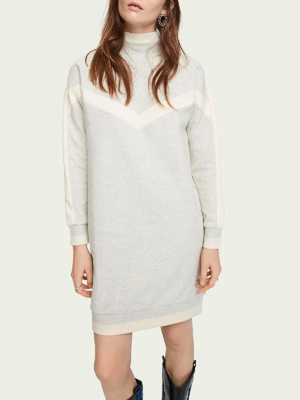Early Bird Offer Scotch & Soda Color Block Sweat Dress
